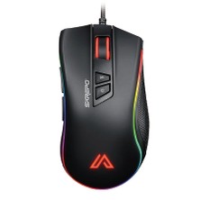 Canpay Profesyonel Gaming Oyuncu Mouse (Keskin Nişancı Tuşu, 11 Modlu Rgb LED Işık,programlanabilir Makro)