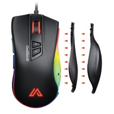 Canpay Profesyonel Gaming Oyuncu Mouse (Keskin Nişancı Tuşu, 11 Modlu Rgb LED Işık,programlanabilir Makro)