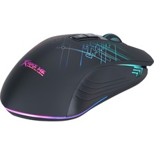 Canpay Rgb Işıklı Profesyonel Gaming Oyuncu Mouse (1.7 Metre Kablo, Ileri ve Geri  Tuşu, 4800 Dpı Ayarı)