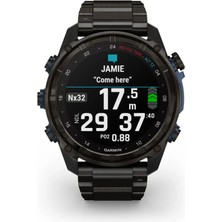 Garmin Descent MK3I 51 mm Karbon Gri Dlc Titanyum Dlc Titanyum Kayışlı