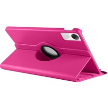 Wowacs Xiaomi Redmi Pad Se 11 Inç ile Uyumlu 360° Dönebilen Standlı Tablet Kılıfı Pembe