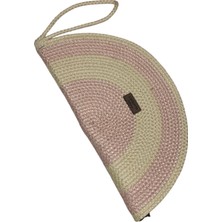 Cavaletta Clutch Pembe Krem