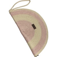 Cavaletta Clutch Pembe Krem