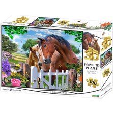 Prime 3D - At The Garden Gate 500 Parça Yetişkin Puzzle 10046