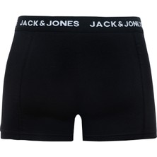 Jack & Jones Logolu Elastik Bel Yapılı Tekli Boxer - Solid