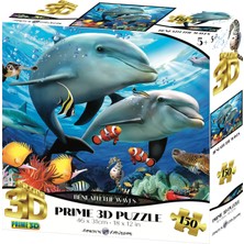 Prime 3D - Dalga Altında Yunuslar 150 Parça Puzzle 10897