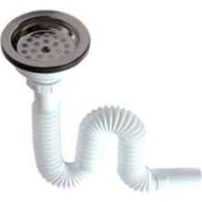 Varsakaca Çöpmak Çok Delikli Geniş Başlıklı Sifon Gırtlak Boru Lavabo Altı