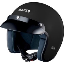 Sparco J1 Club Açık Kask Siyah M  Beden