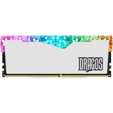 Dragos Sirius Vega M 16GB Ddr4 3200MHZ Beyaz Soğutuculu Rgb Ram