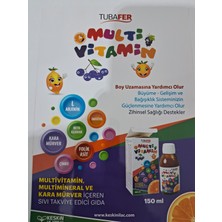 Tubafer Multivitamin Kara Mürver İçeren Sıvı Takviye Edici Gıda