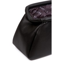 Bahels Kadın Trend Siyah Deri Clutch Portföy Çanta