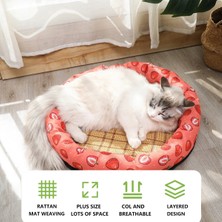 Yuvarlak Kedi Yuvası Evcil Hayvan Malzemeleri - 55CM (Yurt Dışından)