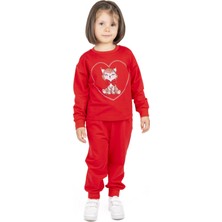 Best Kids Kız Çocuk Paça Kısmı Lastikli  Eşofman Altı