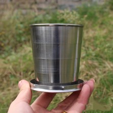 Fsfeng Katlanabilir Bardak Açık Shot Cam Anahtarlık Kamp Katlanır Metal Bardak | Katlanabilir Bardaklar Içme Teleskopik Taşınabilir Shot Bardağı, Premium Istiflenebilir Metal Katlanabilir (Yurt Dışından)
