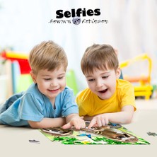 Prime 3D - Tembel Hayvan Pelüş ve Selfie 48 Parça Puzzle 15804