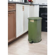 The Mia Çöp Kovası Haki 24 Lt GLV0746