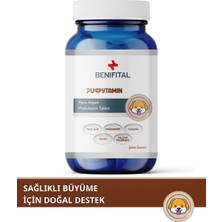 Benifital Puppytamin Tablet Yavru Köpeklerin Gelişimini Destekleyici Vitamin ve Mineral Tableti 75 Adet