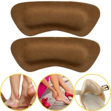 Foottab Ayakkabı Içi Topuk Arkası Koruyucu Deri Ped, Kendinden Yapışkanlı Topuk Vurması Önleyici,1 Çift
