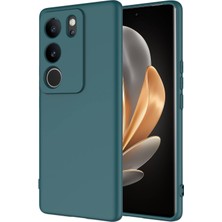 Heptek İletişim Vivo V29 5g Kılıf Kadife Iç Yüzey Yumuşak Dokulu Kamera Korumalı Kapak (Mara)