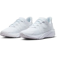 Nike Beyaz Kız Çocuk Yürüyüş Ayakkabısı DX7615-100 Nıke Star Runner 4 Nn