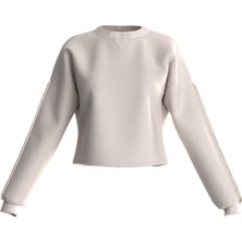 Guess Krem Kadın Bisiklet Yaka Sweatshirt V3BQ16KB3P2G6K5-CYMONE Cn