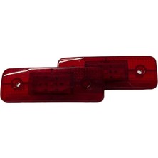 IFM 5 Adet 9 Ledli Sidemarker Tip LED Lamba-Kırmızı