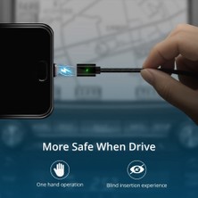 Sourcingasia Manyetik Mikro USB Kablosu Mıknatıs USB Tip C Telefon Kablosu Için Şarj 3A Mobil Hızlı Şarj Kablosu Android Hızlı Veri Kabloları (Yurt Dışından)