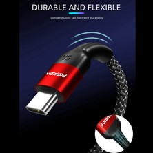 Sourcingasia Fonken 2x 5A USB C Tipi Kablo Süper Şarj 40 W USB C Tel Şarj Cihazı C Tipi 0.3 M Samsung Huawei Xiaomi Hızlı Şarj Kabloları (Yurt Dışından)