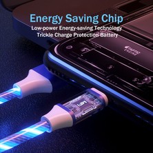 Sourcingasia Mvqf 3in1 LED Aydınlatma USB Kabloları Mikro USB C Tipi Şarj Kablosu IPhone 13 Için Huawei Samsung Çoklu USB Bağlantı Noktası USB C Telefon Kabloları (Yurt Dışından)