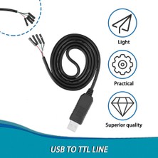 Sourcingasia Dönüştürücü Kablosu 1 Ila 4 Evrensel Usb'den Ttl'ye Seri Pratik Adaptör Kabloları (Yurt Dışından)