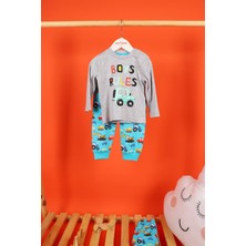 09 - 36 Ay Erkek Bebek Arabalı Pijama Takımı