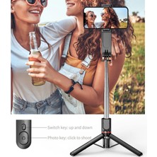 Airstorr Kablosuz Bluetooth Selfie W/dolgu Işığı Lambası Telefon Tutucu ile Tripod Standı