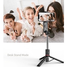 Airstorr Kablosuz Bluetooth Selfie W/dolgu Işığı Lambası Telefon Tutucu ile Tripod Standı