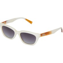 Hermossa HM 1635 C3 Cat Eye Beyaz Kadın Güneş Gözlüğü