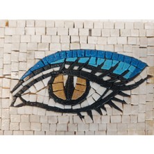 İbla Mosaic Ibla Mozaık Masa Suya ve Sıcağa Dayanıklı Doğal Taş Mermeri (2 Tane Seçin)