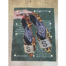 Gönülden Tasarım 26X20 cm Inci Boncuklu Tül Işleme Arma Yama Dikiş Aksesuarı