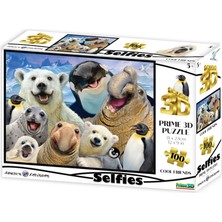 Prime 3D - Kutup Hayvanları Selfie 100 Parça Puzzle 10695