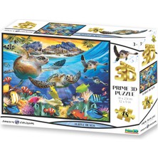 Prime 3D - Kaplumbağa Plajı 63 Parça Puzzle 10686