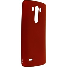 Newface Lg G3 Kılıf Premium Rubber Silikon - Bordo