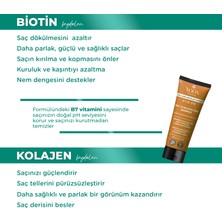 Yoon Sülfatsız ve Tuzsuz Şampuan, Kolajen Biotin B7 İçerikli Parabensiz, Nemlendirici Vegan Şampuan 250 ml