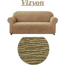 Kanway Dokuma Jakar 3 Kişilik Koltuk Örtüsü. Lastikli, Esnek, Yıkanabilir Koltuk, Kanepe, Çekyat Kılıfı