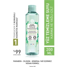 Yves Rocher Karma Ve Yağlı Ciltler Için Pure Menthe Prebiyotik Miseler Su-200 ml