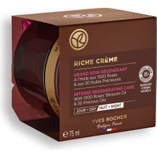 Yves Rocher Besleyici Yaşlanma Karşıtı Değerli Yağ Bakımı Riche Crème-vitamin A&vitamin E-konsantre Krem-75 ml