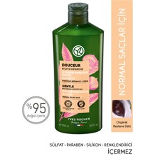 Yves Rocher Normal/Kuru Saçlar İçin (Doucer) Besleyici Kolay Tarama Şampuanı - Sülfatsız & Tuzsuz & Vegan-300 ml