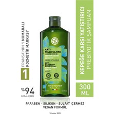 Yves Rocher Kepeğe Karşı (Anti Pelliculaire) Yatıştırıcı Prebiyotik Şampuan - Sülfatsız & Tuzsuz & Vegan-300 ml