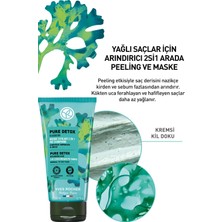 Yves Rocher Yağlı Saçlar Için (PURE DETOX) Arındırıcı 2si1 Arada Peeling Ve Maske - Vegan-200 ml