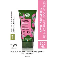 Yves Rocher Boyalı Saçlar İçin (Couleur) Renk Koruyucu Saç Maskesi - Vegan-200 ml