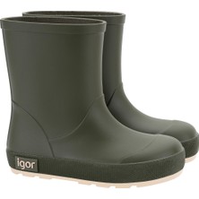 Igor W10294 Yogı Dk Haki Erkek Çocuk Yağmur Çizmesi