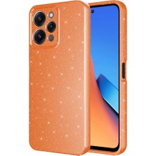 Musal Redmi 12 Kılıf Kamera Korumalı Simli Parıltılı Lüks Silikon