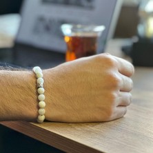 Sırlı Sepet Ay Taşı Bileklik